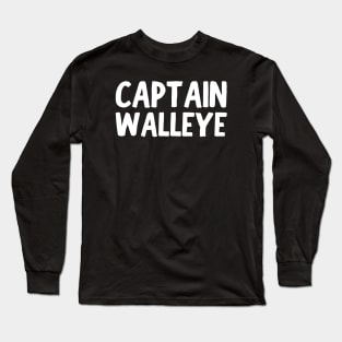 Captain Walleye Long Sleeve T-Shirt